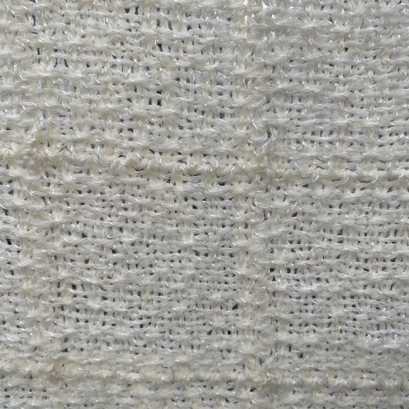 Vintage Baby Blanket Julius Berger Crochet Knit Ivory - Picture 4 of 8